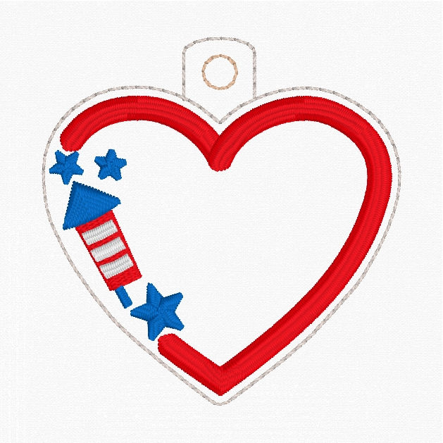 Thumbnail: Fourth of July Set Machine Embroidery Design