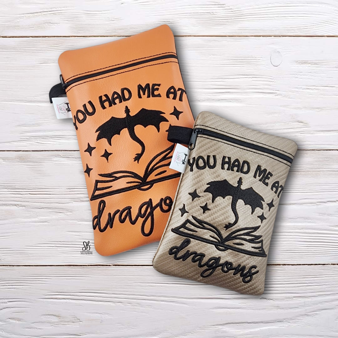 You had me at Dragons ITH Bag Machine Embroidery Design