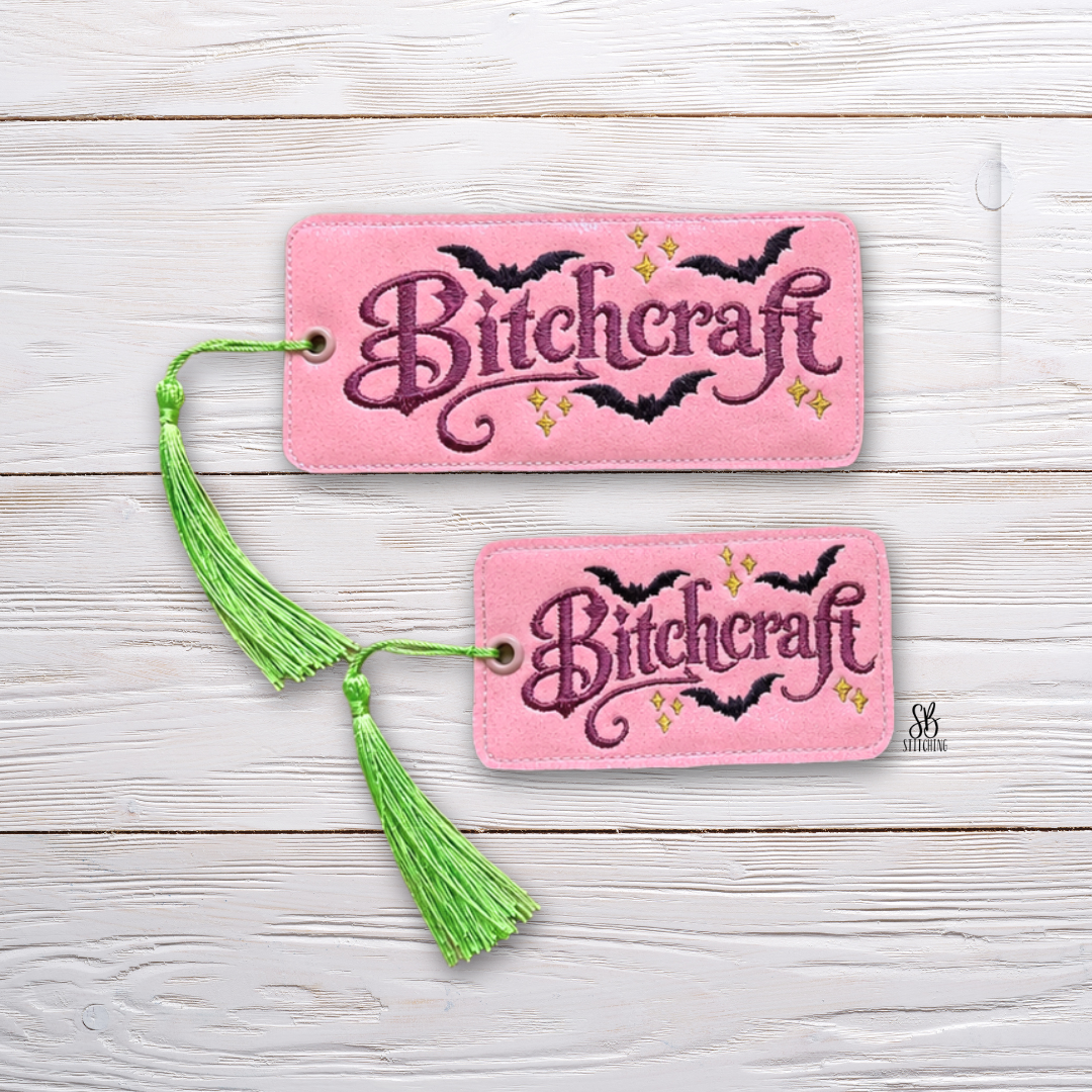 Bitchcraft Bookmark Set Embroidery Design