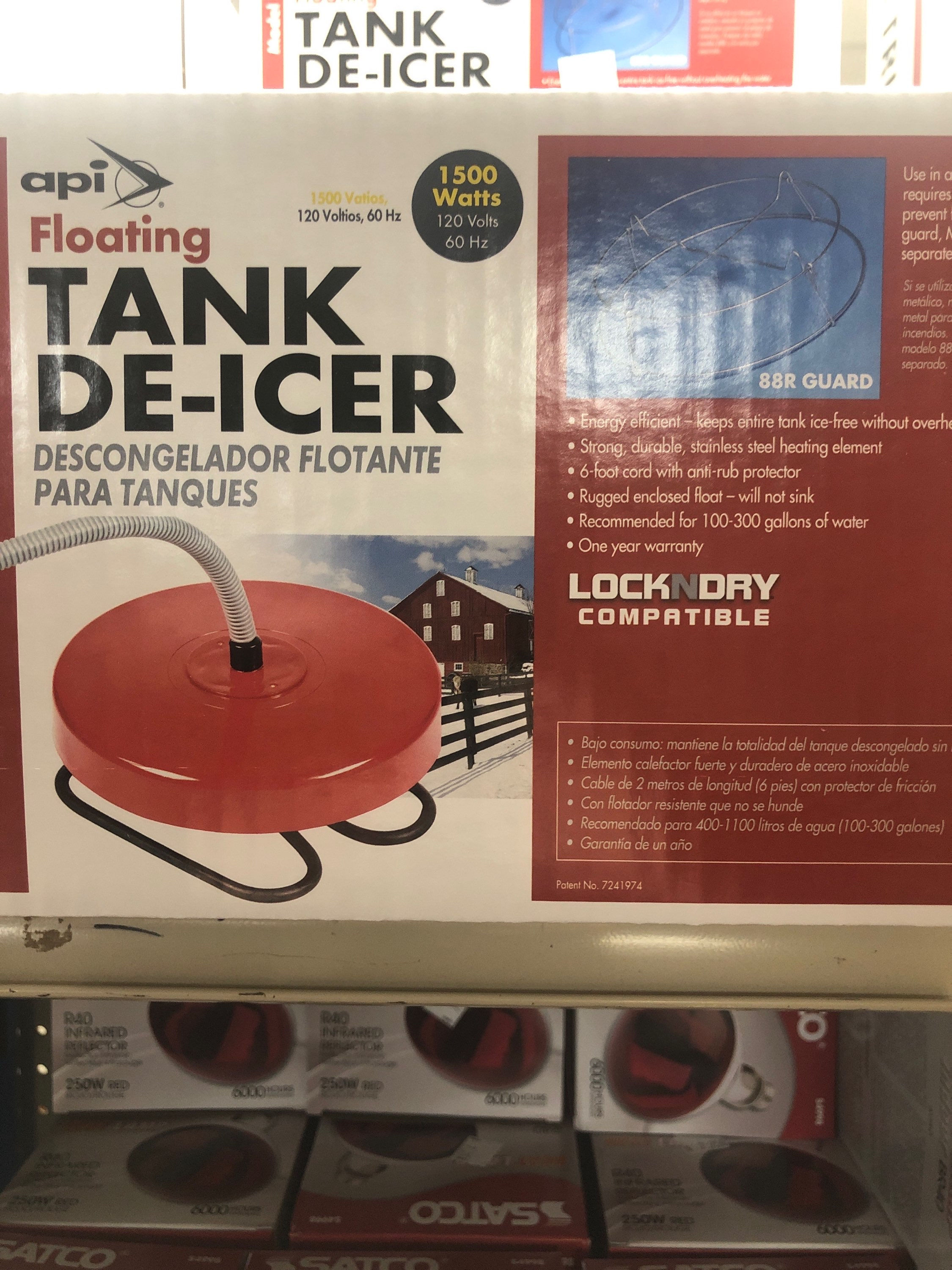 Floating Tank De-Icer