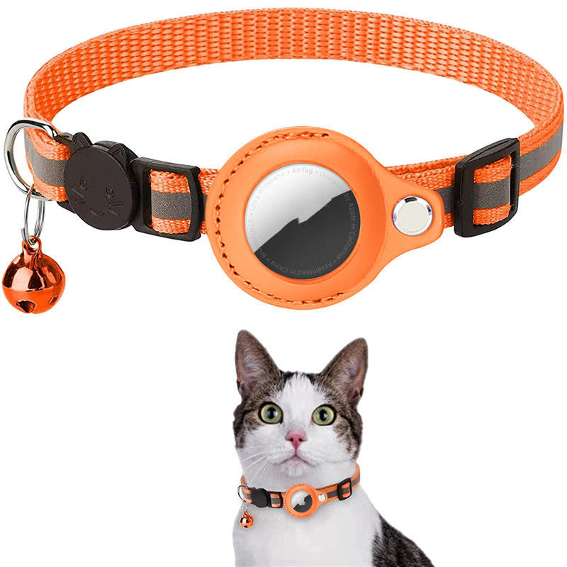Thumbnail: Reflective Collar Waterproof Holder Case For Airtag Air Tag Airtags Protective