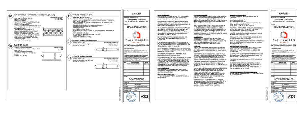 Plan de chalet avec mezzanine et balcon plan étage chambres