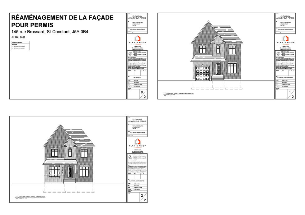 Rénovation façade maison traditionnelle avant modification