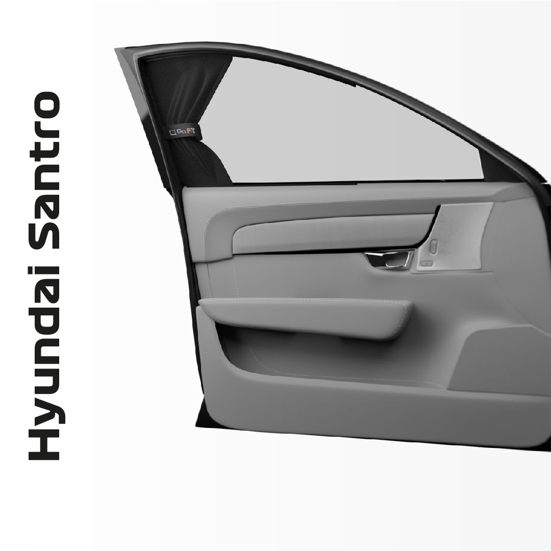 Buy Hyundai Santro Car Curtains & Santro Accessories | Q Po Fit | Q Po India