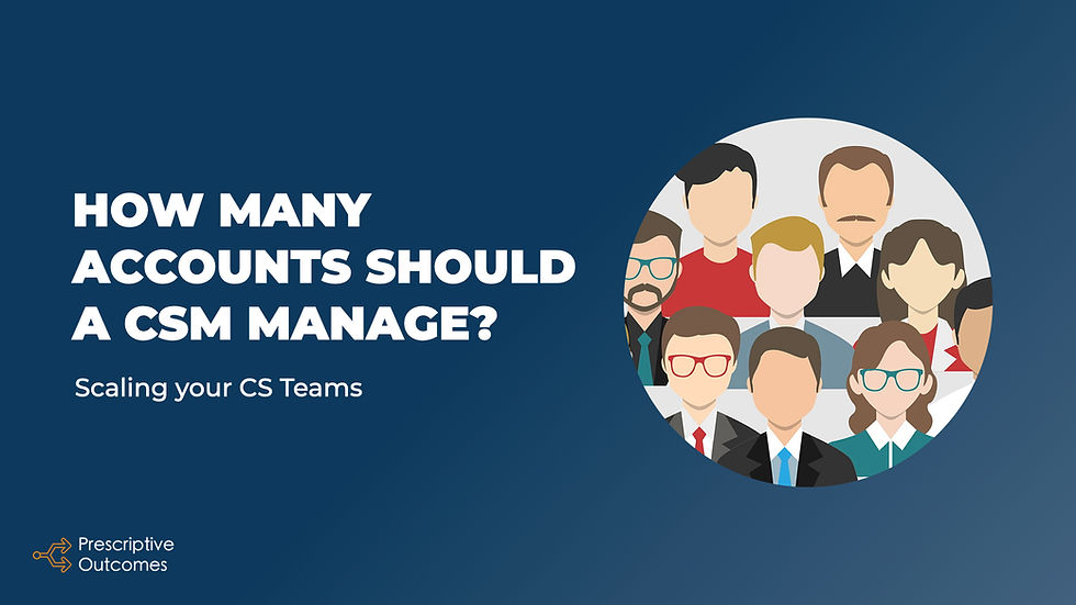 How many accounts should a CSM have?