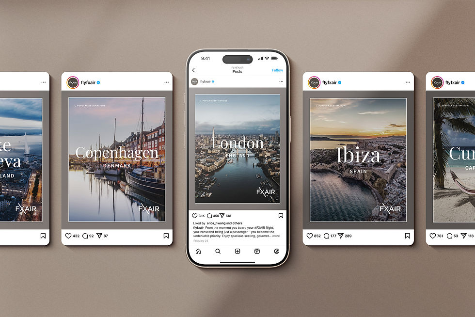 European Destinations (Gray Background)