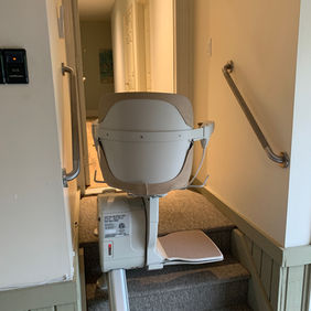Stairlift garage installation- Hilton Head Island, SC