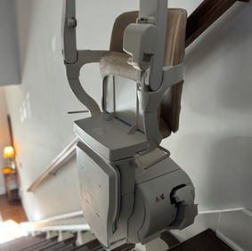 Stair lift installation in a home in Mount Pleasant, SC