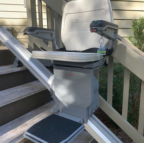 Outdoor stairlift installation-Charleston SC