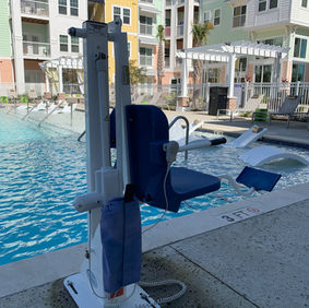commercial pool lift at apartment complex Charleston SC