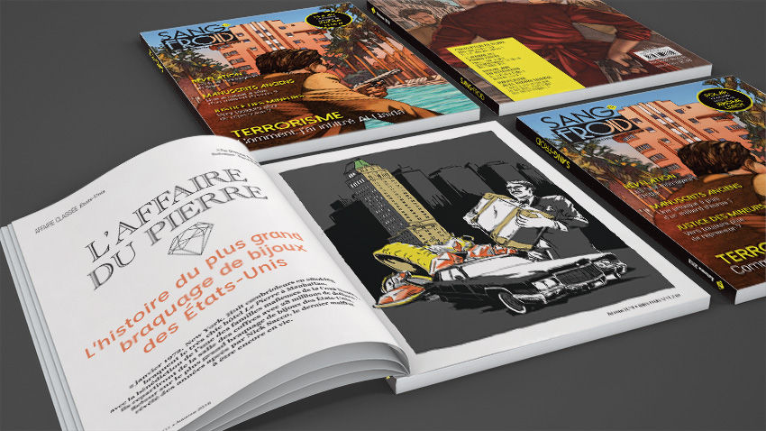 Sang-froid, mise en page, direction artistique, graphisme, Lyon