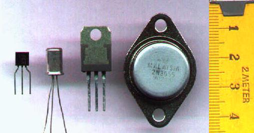 Imagem de um transistor. UFRJ Nautilus