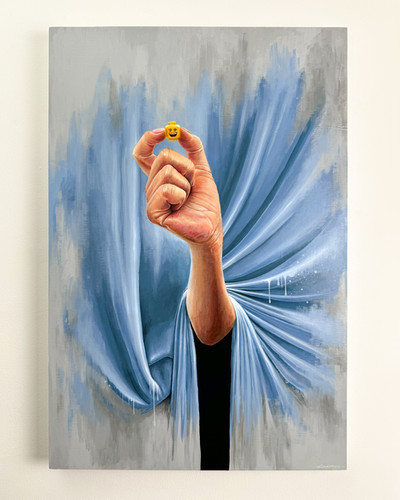 絵画 Hand written Painting The hand that (original painting) | woskerski