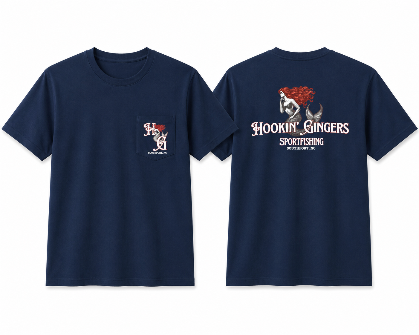 Hookin' Gingers T-Shirt - Navy
