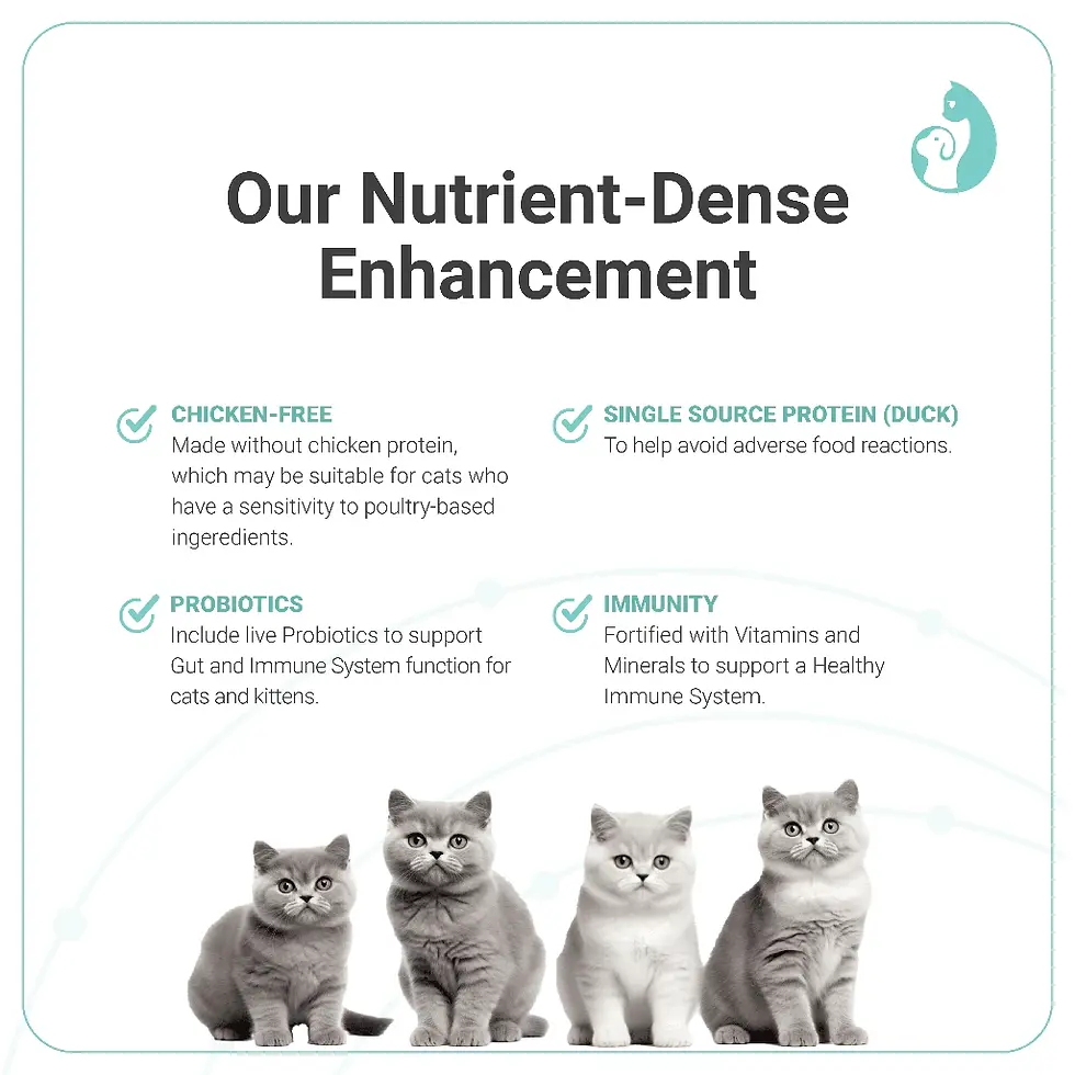 Thumbnail: NOURISH Vitality Hypoallergenic & Sensitive Care Dry Cat Food - Duck (4KG)