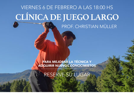 Clínica de juego largo: 6 de febrero exclusivo para socios