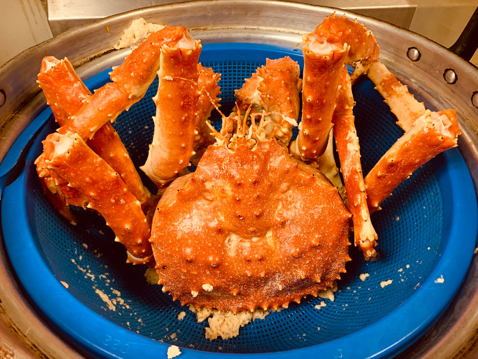 Steamed King Crab