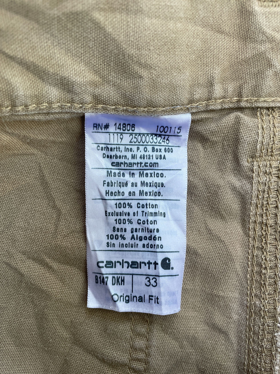 Thumbnail: CARHARTT SHORTS DENIM FLAT FRONT RELAXED FIT SIDE POKETS