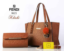 Fendi Semi Premium 8621_Kulit Taiga_size 30x16x22_khaki