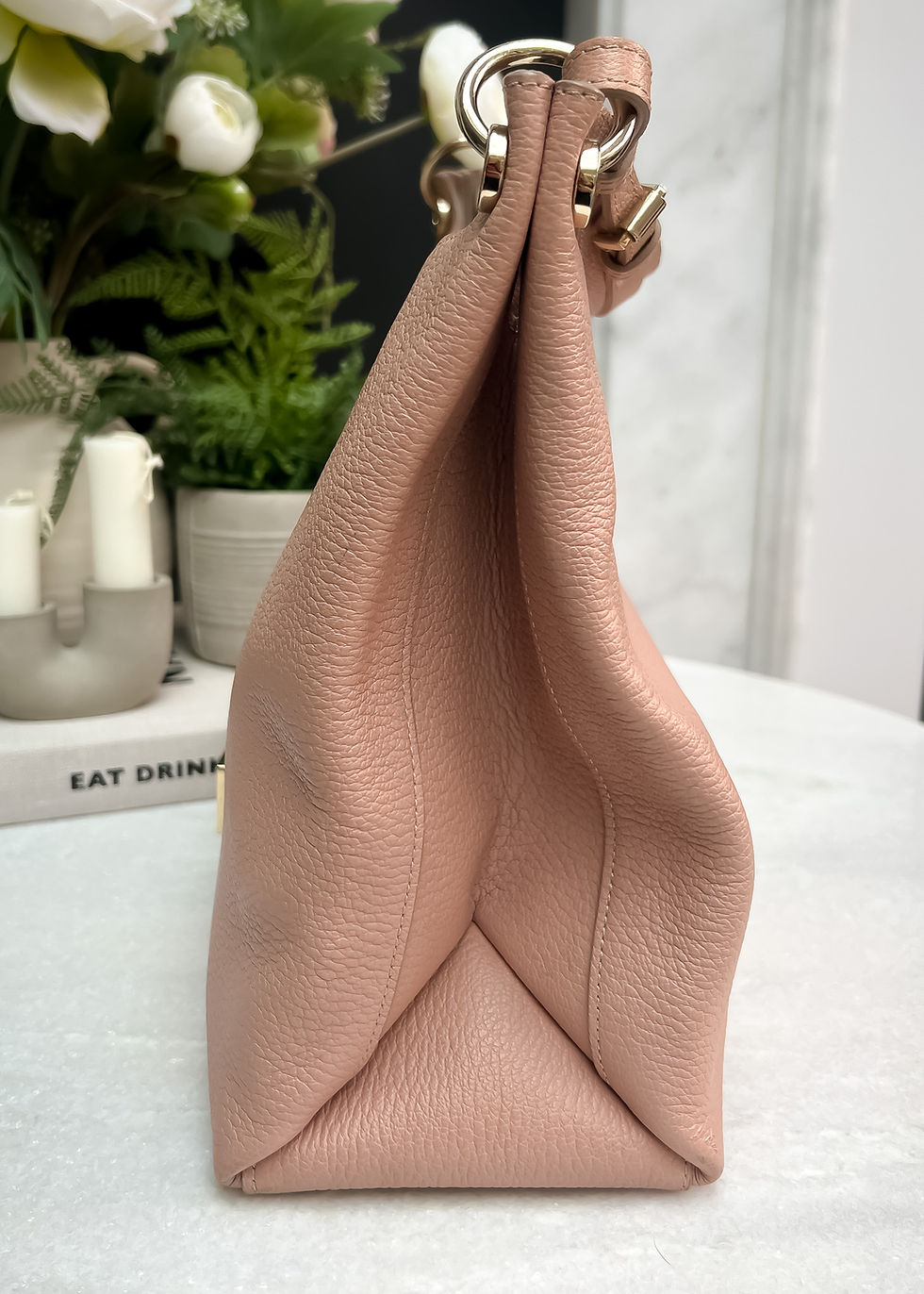 Thumbnail: Mulberry Freya Hobo Bag in Rose Petal