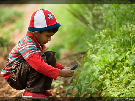 A simple trick to get your kids outdoors!
