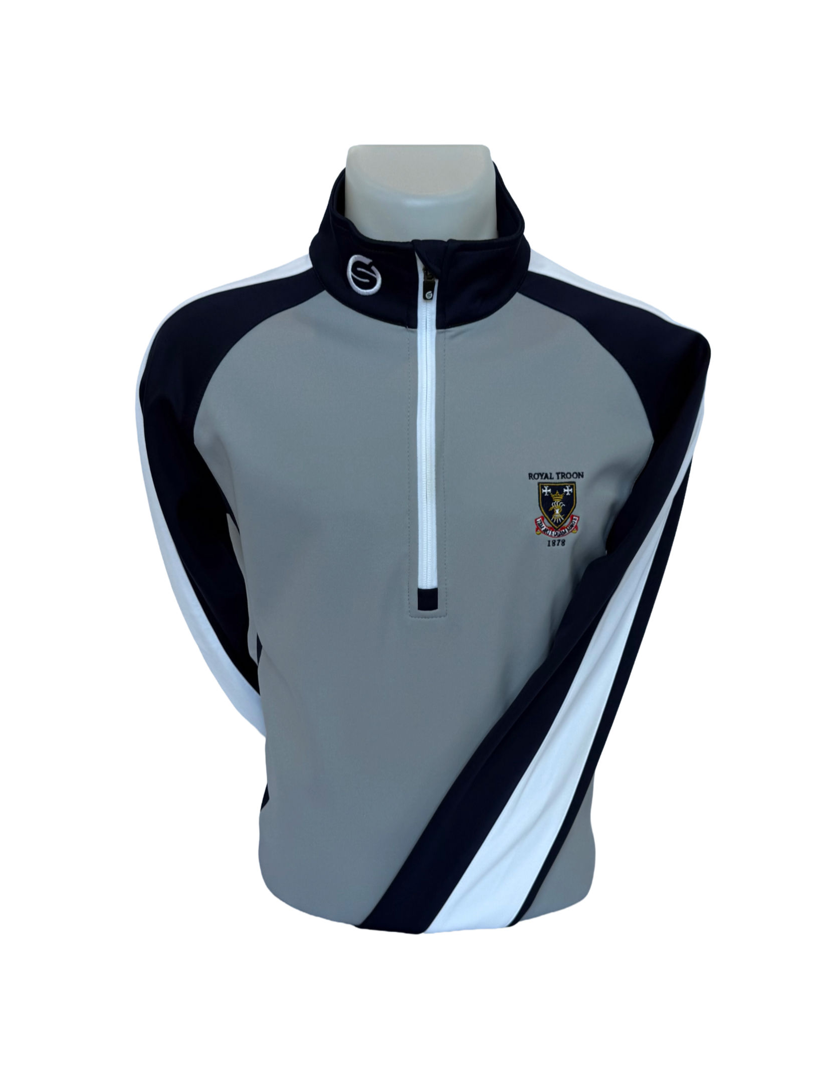 Sunderland Colorado Wind Top - Silver/Navy/White