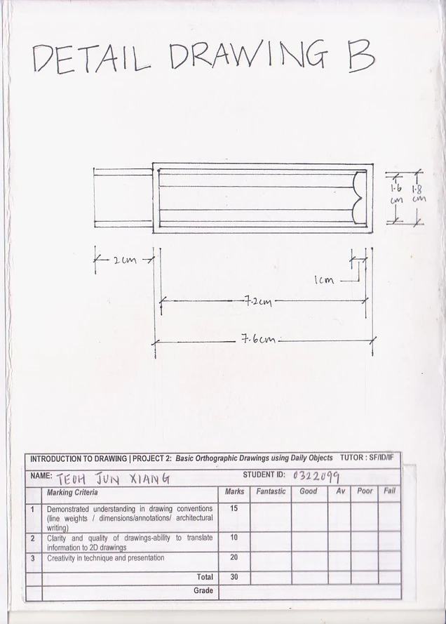 Project 2 Basic Orthographic Drawings E Portfolio