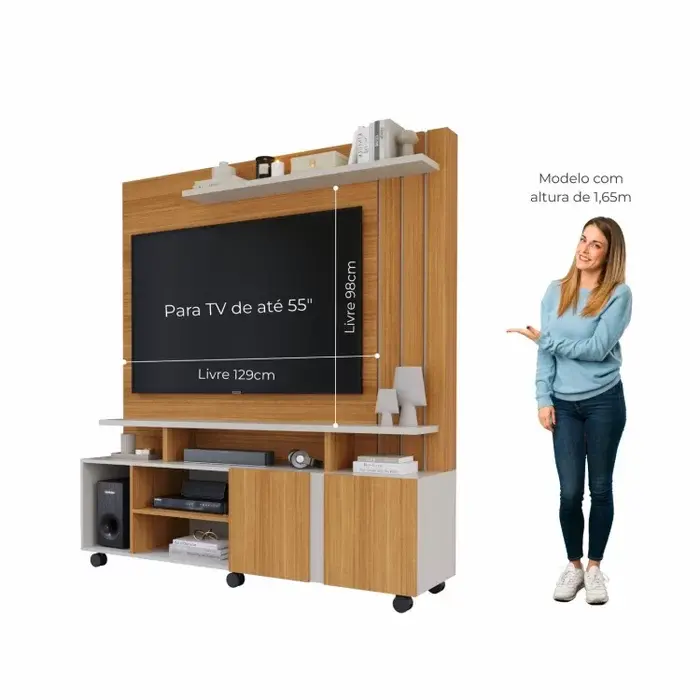 Miniatura: Home Para TV até 55 Polegadas Valência Permóbili