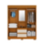 Miniatura: Roupeiro Capelinha 4p Isabely