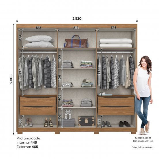 Guarda-Roupa Norton Porta Ripada