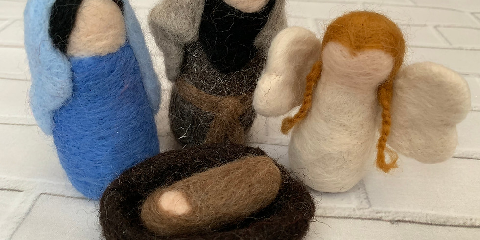 Needle Felting Nativity Scene - 2 part workshop 6th and 13th December CCH