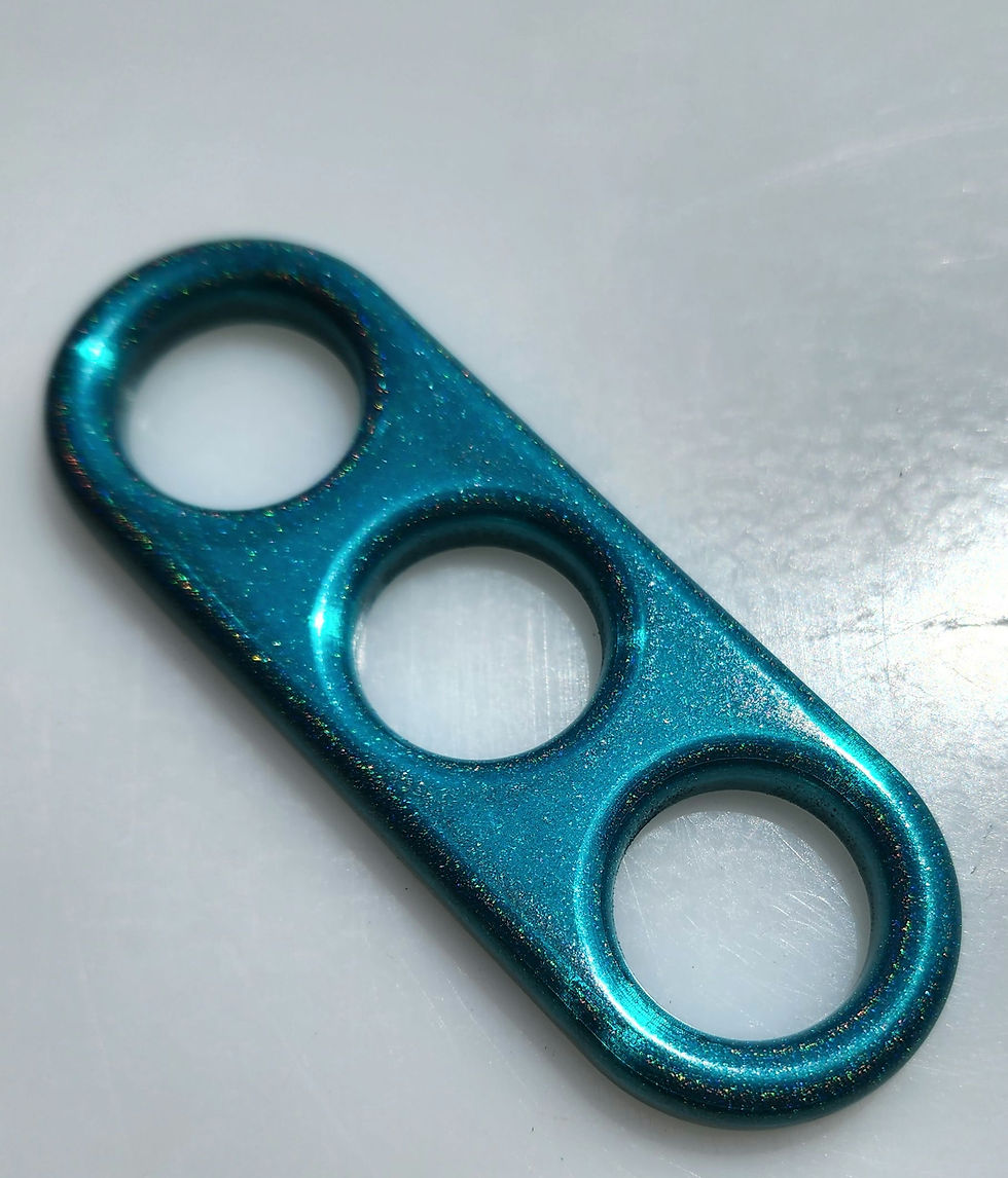 Miniature : Powder Coated Aluminum 3 Finger Jam Handle