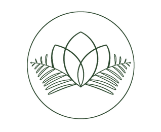 logo of lotus and fern