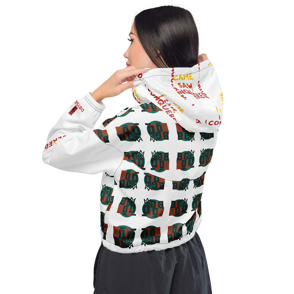 Thumbnail: Big 'n' Bold Cropped Windbreaker