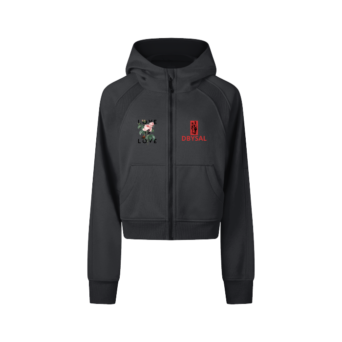 Thumbnail: Dbysal Cropped Zip-Through Sweatshirt #RP0008