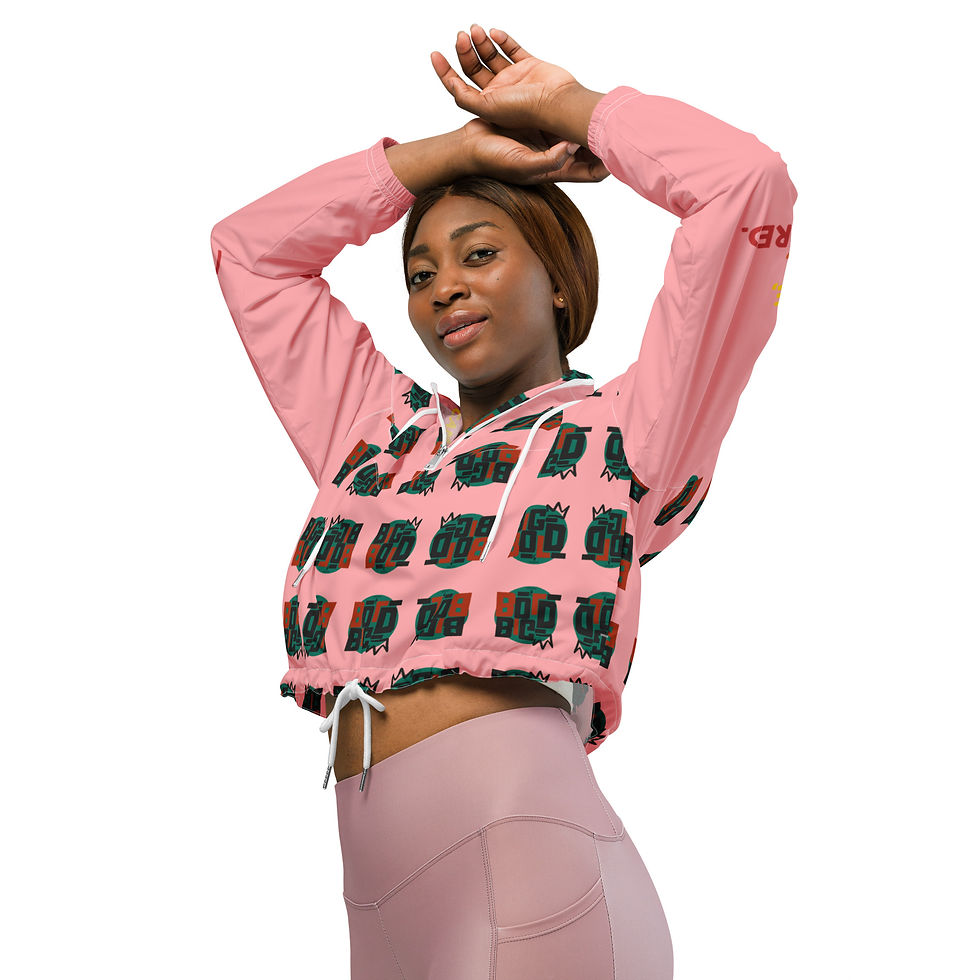 Thumbnail: Big 'n' Bold Cropped Windbreaker - Wewak
