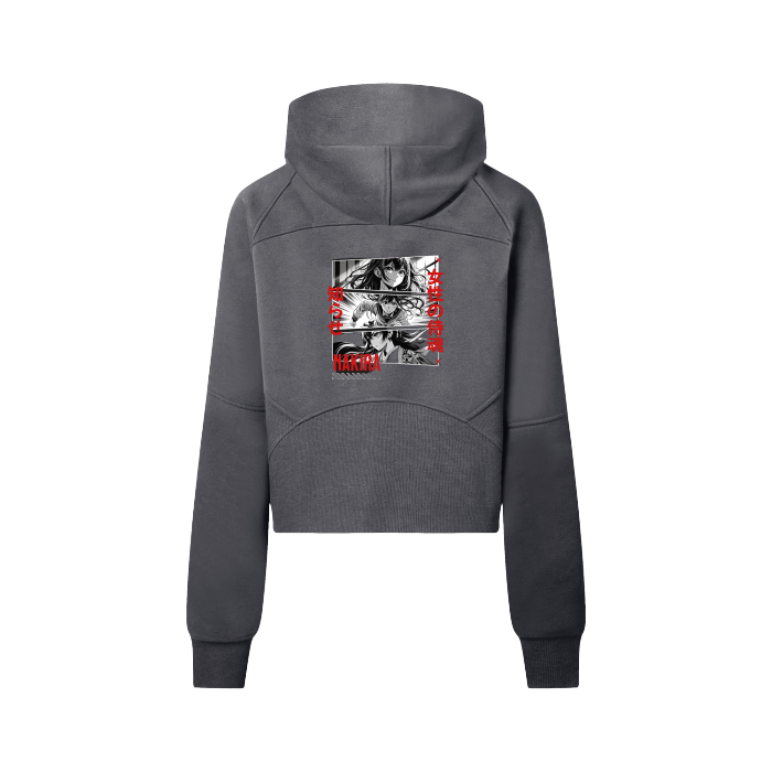 Thumbnail: Dbysal Cropped Half-Zip Hoodie #RP0006