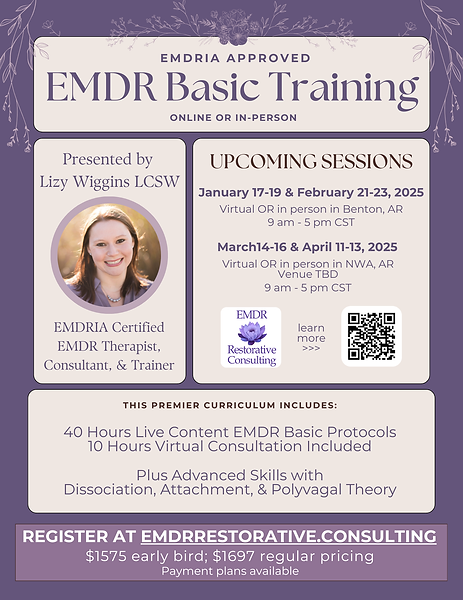 Trainings | EMDR Restorative LLC