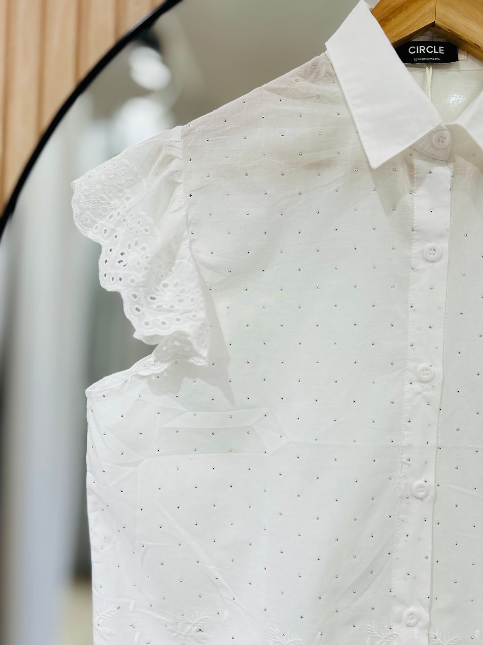 Miniatura: Camisa broderie strass $45.700 transferencia 