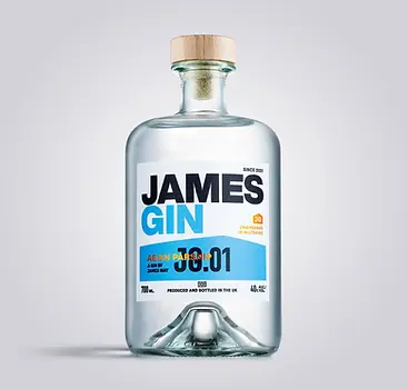 Asian Parsnip Gin Bottle