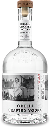 Obeliu Crafted Vodka bottle