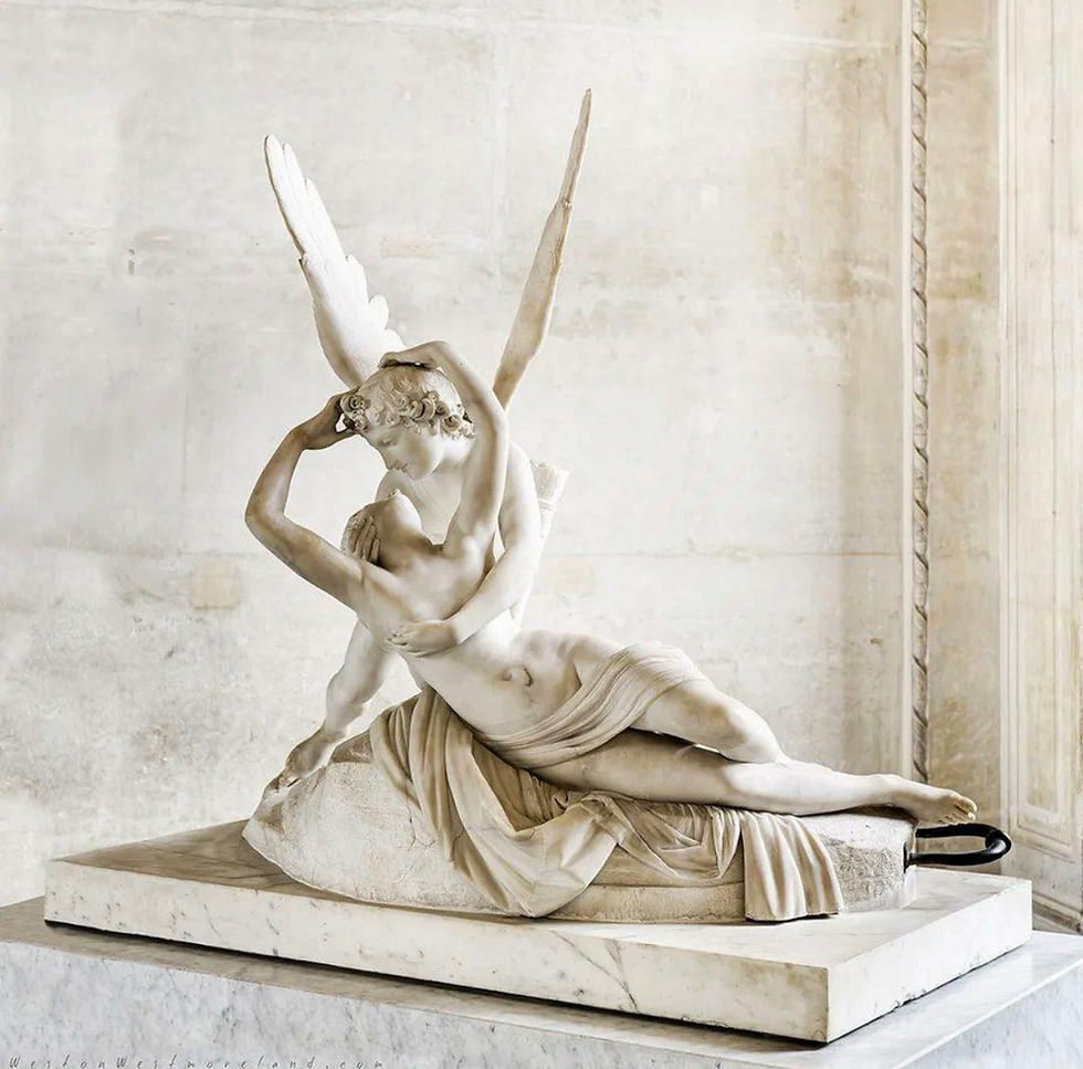 Eros e Psiquê no Louvre: o amor e a arte de Antonio Canova