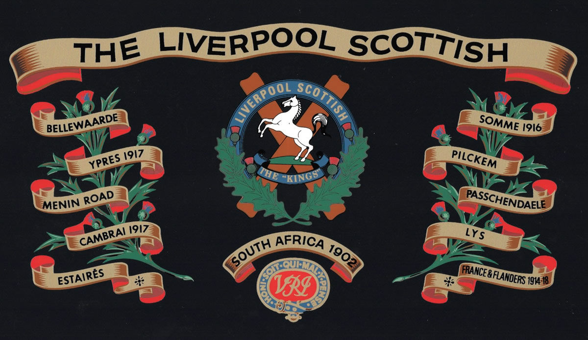 Liverpool Scottish Framed Emblazon