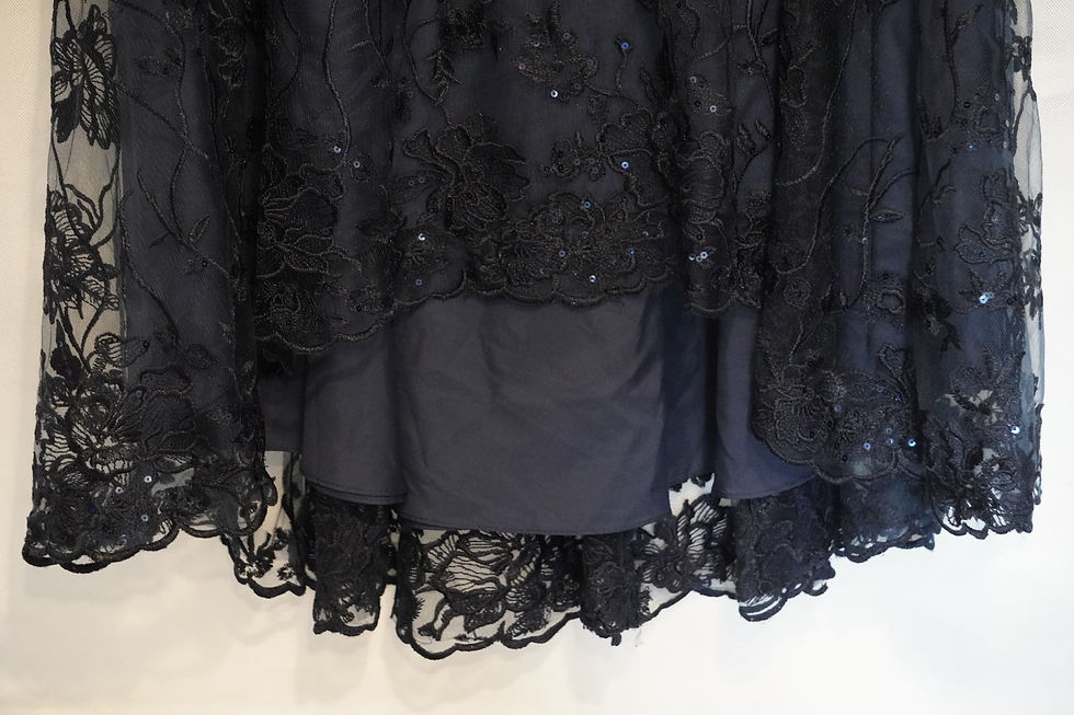 Thumbnail: Graceful Lace in Navy