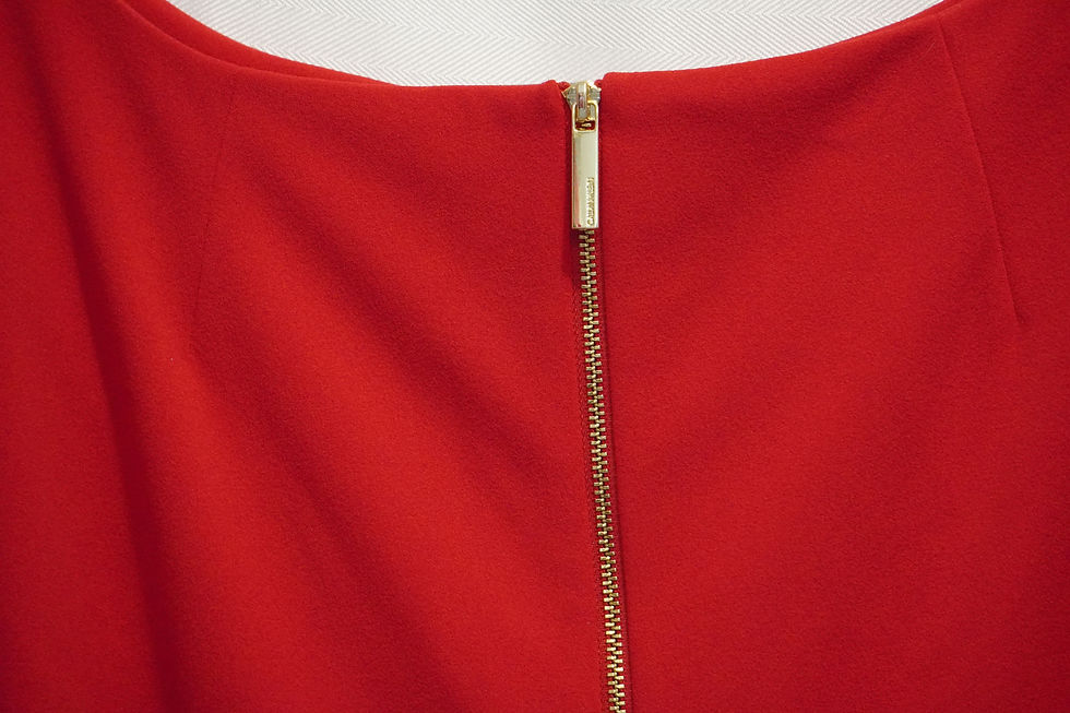 Thumbnail: 1980's Red Peplum Dress