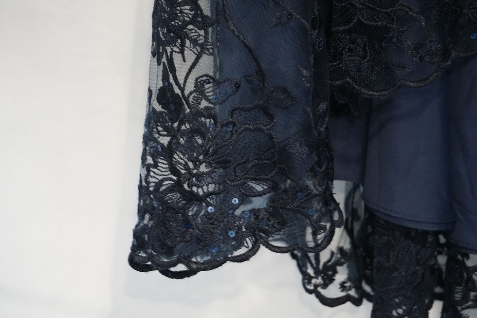 Thumbnail: Graceful Lace in Navy