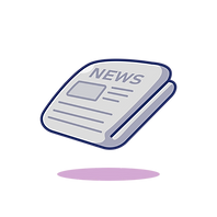 newspaper-floating-cartoon-vector-icon-illustration-education-object-icon-concept-isolated