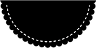 black doily icon