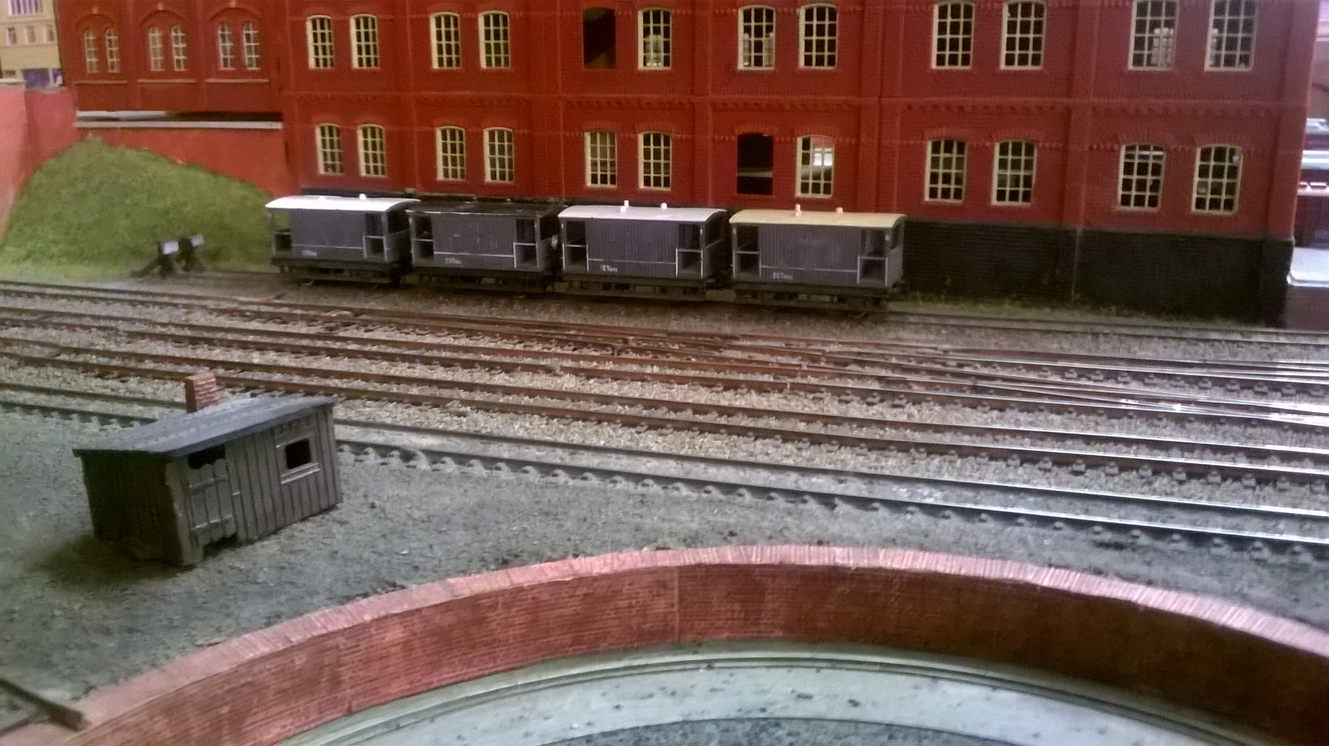 Brake vans and warehouse