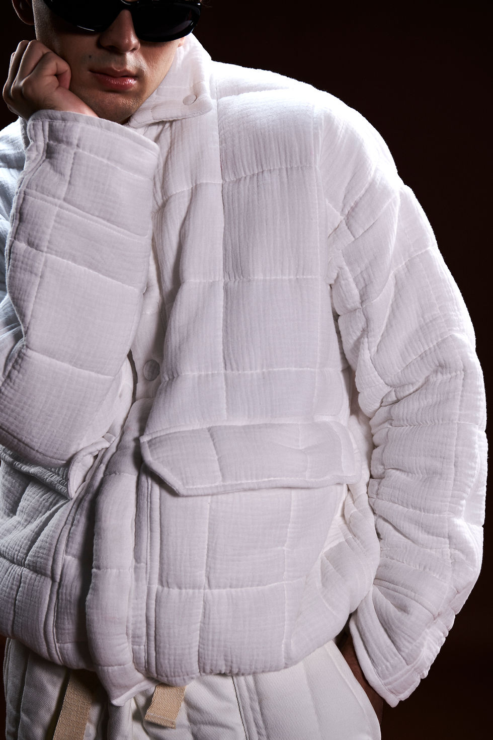 Miniatura: Casaco Acolchoado Quadrado -